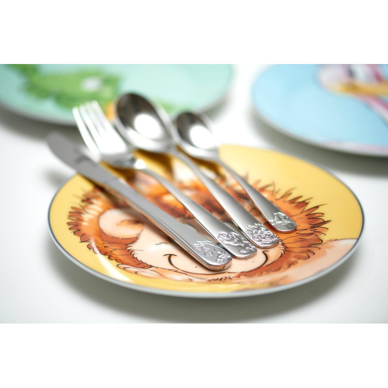 Ritzenhoff & Breker Happy Zoo 4-Piece Children's Cutlery Set