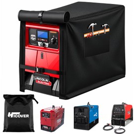 1200D Heavy Duty Engine Driven Welder Cover, Fits Bobcat 225/230/250/265/325 & Ranger 260/330 Engine-Driven Welder, All Weather Outdoor Protection, Reflective Strips & Storage Pockets 42"Dx22"Wx30"H