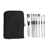 8Pcs Paint Brush Paintbrush Pen Soft Nylon Wool with Storage