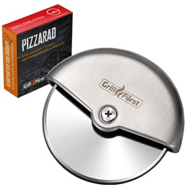 Grillfürst Pizza Cutter Stainless Steel Pizza Roller with Compact Handle, Small Pizza Wheel for Comfortable Cutting, Pizza Cutter with Diameter 10 cm