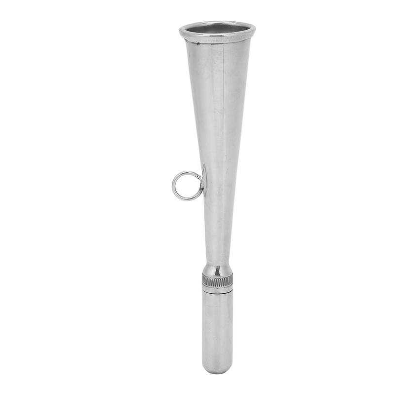 Fog Horn Removable Mouthpiece Stainless Steel Clear Sound Lightweight Portable