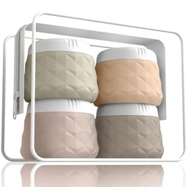 Silevoler Travel Size Containers for Toiletries, 1.7oz TSA Approved Travel Size Toiletries Silicone Cosmetic Cream Jars, Leak-Proof Refillable Containers W/Clear Bag (CREAM, 3OZ)