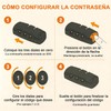 Organizador de Archivos Ignífugo con Cerradura, Negro