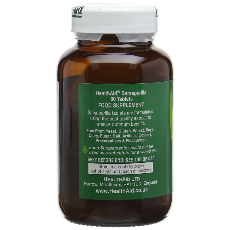 HealthAid Sarsaparilla 560mg 60 Tablets