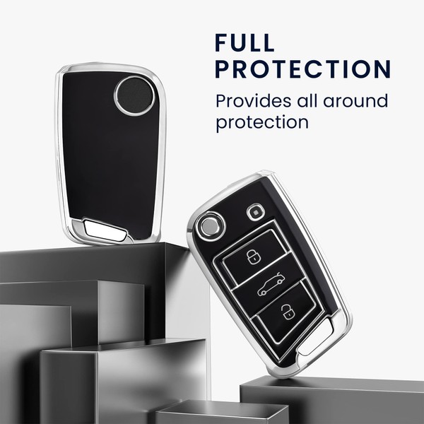 kwmobile kwmobile Autoschlssel Hlle kompatibel mit VW Golf 7 MK7