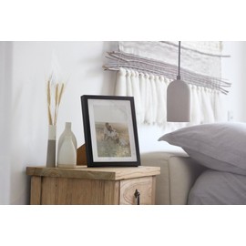 Frame Company Webber Black with Bottle Green Mount, 9x7 for 7x5 inch