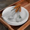 Avocrafts Flatware Silverware Cutlery Set, Stainless Steel, Teak Wood Dining