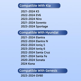 CF12820 Cabin Air Filter With Activated Carbon For 2021-2024 Kia K5 EV6 Niro Sorento Sportage, Hyundai Elantra Elantra N Ioniq 5 Ioniq 6 Santa Cruz Santa Fe Sonata Kona, GV60 2020 2021 2022 2023 2024