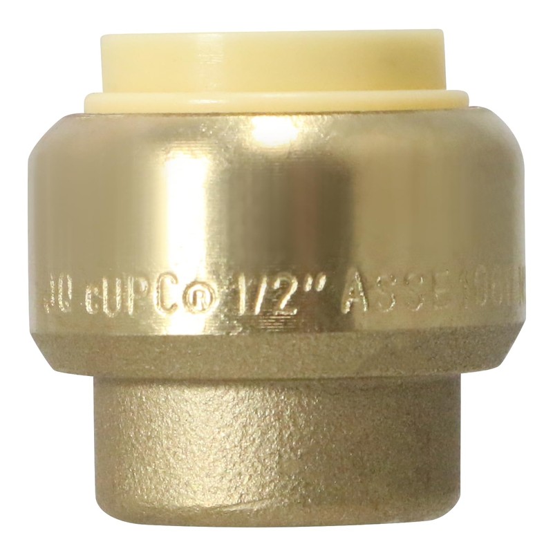XFITTING 1/2 inch Push Fit Cap, Push to Connect End