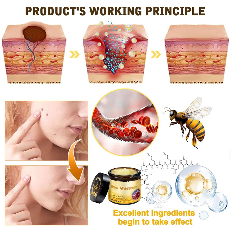 Bee Venom Comprehensive Cream, Advanced Firming & Wrinkle-Reducing Cream, Professional