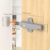 Jiayi Push to Open Door Latch, 4 Pack Push Open