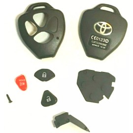 Toyota Rav4 2006-2012 3 Button Remote Key Head Repair Kit Shell Case DIY A+++