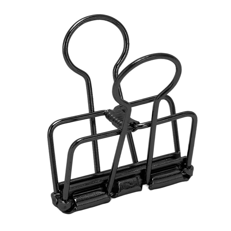50Pcs Hollow Binder Clips Metal Paper Binder Clips for Documents