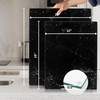 Kitchenville Glass Cutting Board 20”x16”: Tempered Glass Kitchen Counter Protector