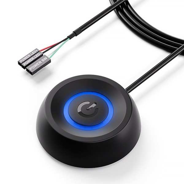 Momowin PC Power Button, 1.8 m Power Button PC, Desktop