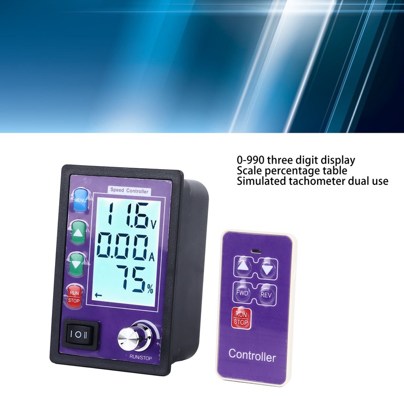 DC Motor Controller Current Monitoring CW CCW Reversible Motor Speed