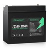 12V 20Ah LiFePO4 Lithium Battery, 2000+ Deep Cycles Rechargeable Battery,