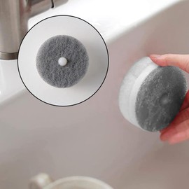 Sennokaze Kitchen Sponges Kitchen Sponges 9 Pack 3 Layers Circular Dishwashing Sink Wash Foaming Drain Round Sponge Random Color