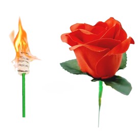 sumrica Magic 10PCS Torch to Rose - Fire to Flower Magic Trick for Wedding Proposals, Stage & Street Performances - Valentine's Day Romantic Gift