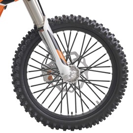 PSLER 72 PCS Black Spoke Skins Spoke Covers Trim Wrap Cover Decoration Protector Pipe Motorcycle Motocross Pit Dirt Bike Aaccessories