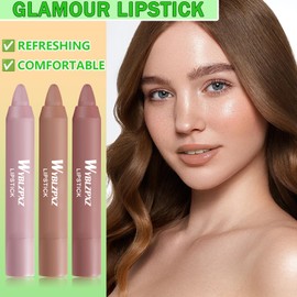 3 Pcs Matte Lipstick,Velvet Lipsticks Non-Stick Cup Not Fade Lip Gloss,Waterproof Lipstick Lasting Matte Lip Stick Senior Lip Makeup Gift for Women(A)
