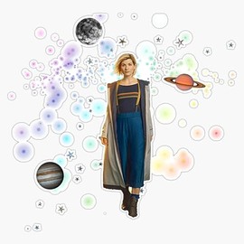 13Th Doctor Sticker Bumper Sticker Vinyl Decal 5"