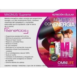 Adios Flojera - Maxima Energia Con Magnus Supreme 30 Sobres                                                                                           