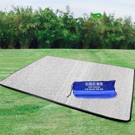 Extra Large Aluminum Foil Picnic Mat for Outdoor Camping & Moisture Protection Waterproof Mat 1 - Aluminum Foil Mat - 200x150cm 2ea