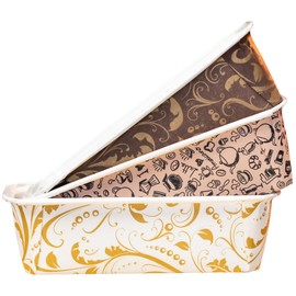 Paper Loaf Cake Pan Set – 24pcs, 6.25” x 2” x 2”, 12oz – Oven, Microwave & Freezer Safe – Nonstick, Free Standing & Disposable Cake Pan for a Beautiful Bake & Serve – for Runny, Thick & Dough Batter
