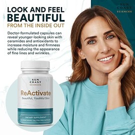 Sun Coast Sciences - Reactiva la belleza de tu piel desde dentro, con la fórmula especial de salud de la piel del Dr. Rosenberg - 30 unidades (paquete