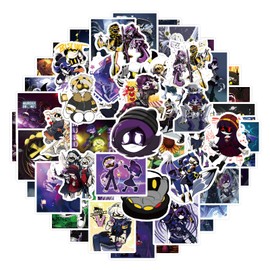 50 Pieces Murder Drones Stickers for Teens and Adults Vinyl Waterproof Cool Gaming Stickers for Laptop Water Bottles Skateboard Guitar
