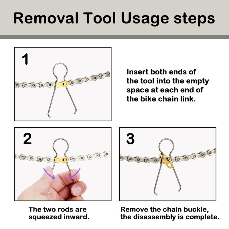 KASESSS 10Pairs Bike Chain Link, Reusable 10 Speed Chain, High