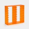 Acrylic Cassette Tape Storage Rack for 20 Cassettes - Color: