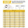 508 pcs Automotive Metric Oil Drain Plug Gasket Aluminum Flat