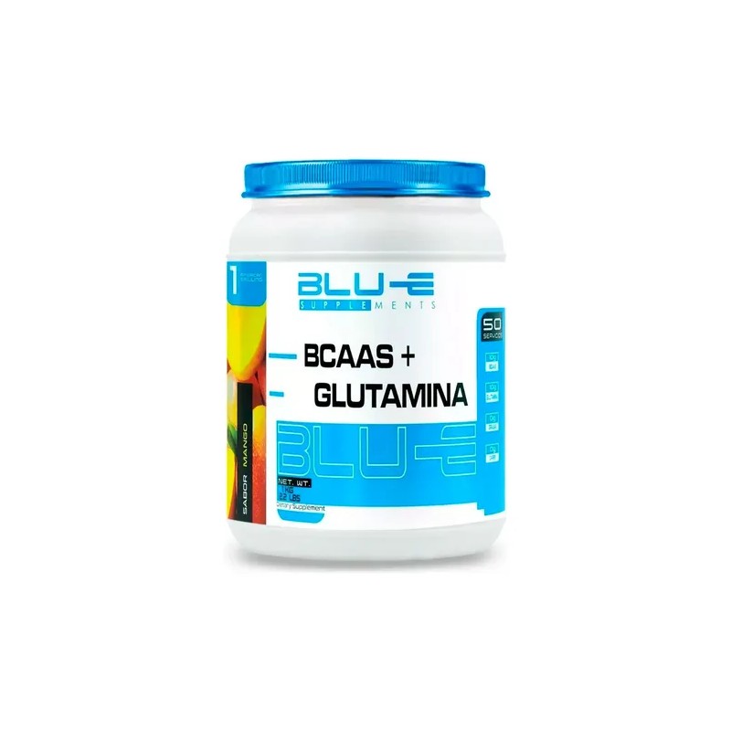 Aminoacidos Bccas +glutamina Blu-e 1kg Varios Sabores