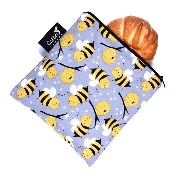 Colibri Bumble Bee Reusable Snack Bag Large