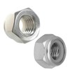 Mighty Fasteners 18-8 Stainless Steel Nylon Insert Lock Nut 10-24
