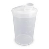 Plastic Cups with Feeding Lids - Pack of 10 |
