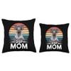 GSP Mom German Shorthaired Pointer Sunset Throw Pillow