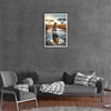 Inspirational animal poster, Mindset Is Everything, inspirational quotes lion reflection,