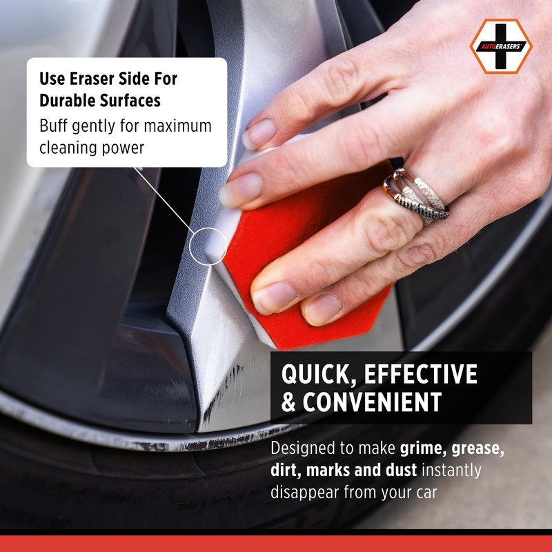 AutoERASERS™ Instant Detailing Car Bikes Wash Sponge, Non-Scratch Car Cleaning