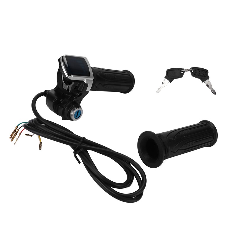 24V HalfTwist Throttle Grip LED Power Indicator with 2 Keys