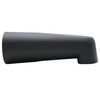 Westbrass E507US-62 Universal Fit 7" Wall Mount Tub Spout, Zinc,