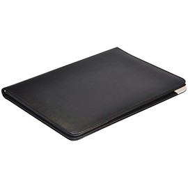 Monolith Leather Conference Folder with A4 Pad - Black