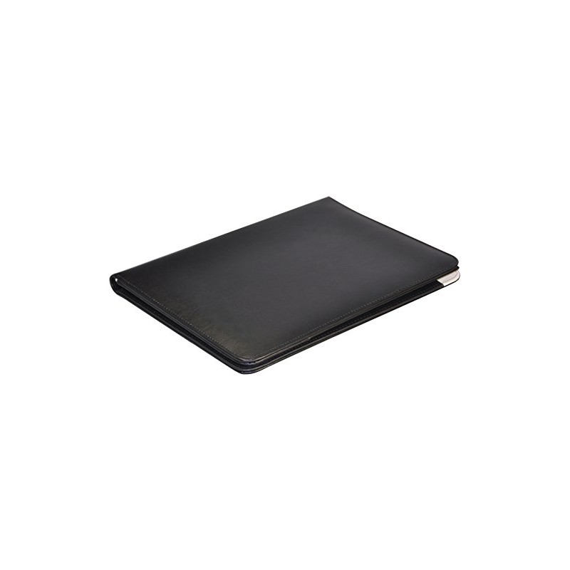 Monolith Leather Conference Folder with A4 Pad - Black