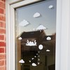 Imaggge.com Anti-Collision Stickers for Glass Doors (Clouds) – Prevents Birds