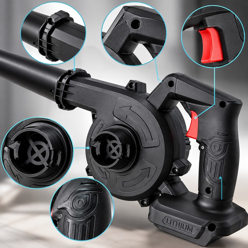 Cordless Electric Air Blower for Home & Outdoor Cleaning –