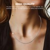 Weistiy 10 Pack Necklace Chain 925 Sterling Silver Necklace Snake