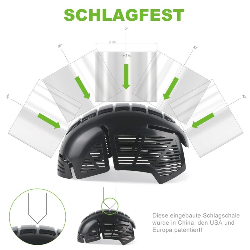 GREEN DEVIL Bump Cap Safety Hat Baseball Style Safety Cap