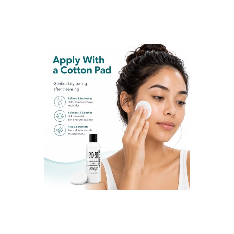 End-zit Blemish Control Toner For Treatment Of Acne, 8-ounce